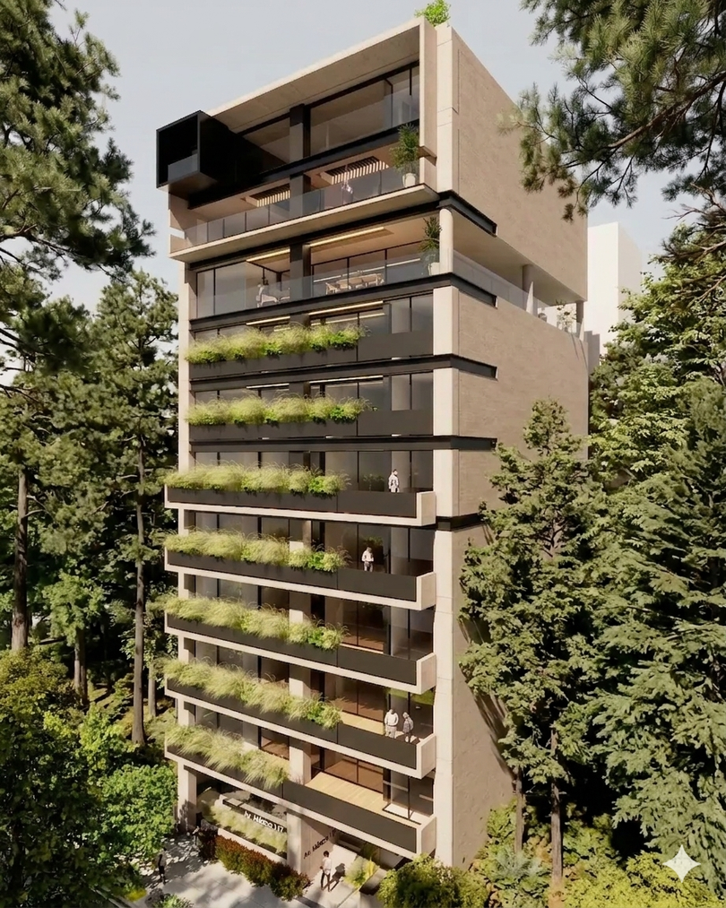 Imagen muestra del edificio de Parque México Archandel