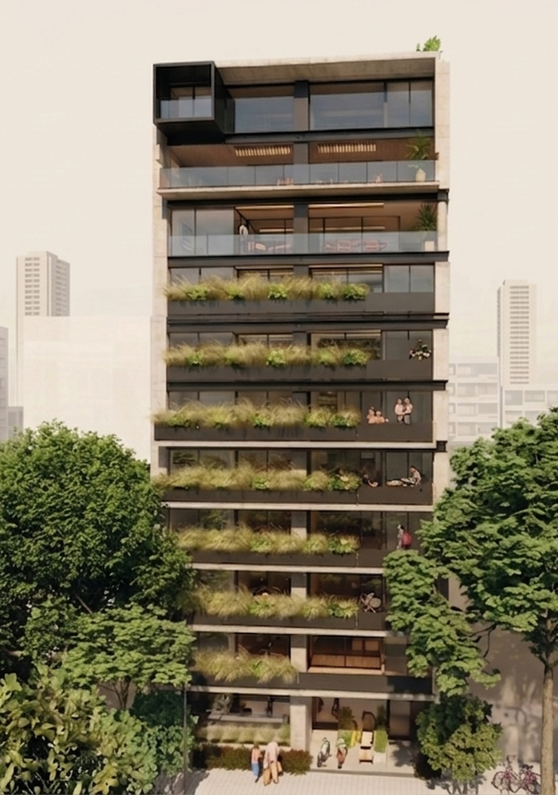 Imagen muestra del edificio de Parque México Archandel