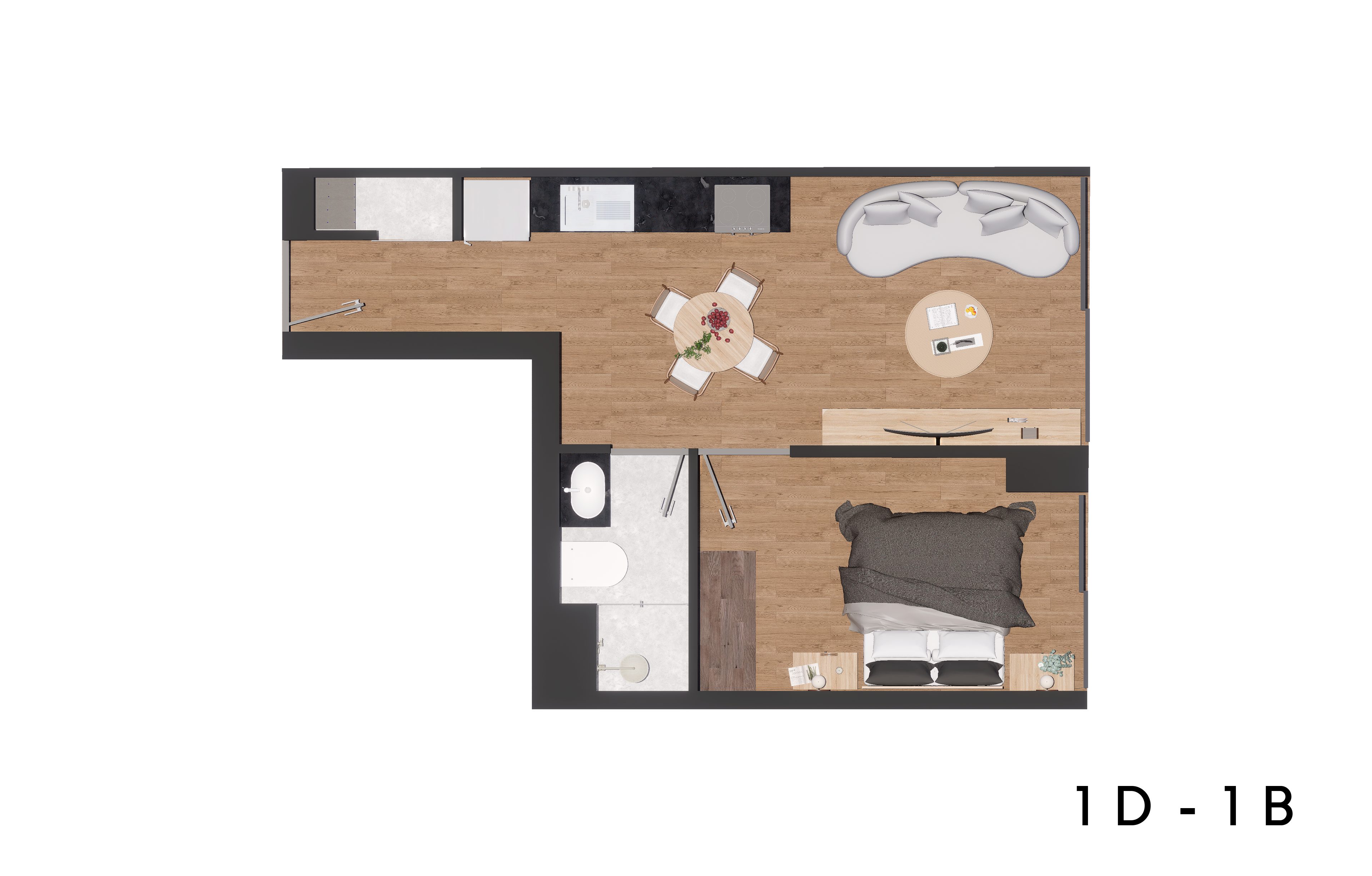 Planta muestra del edificio de San Padro De Los Pinos Archandel
